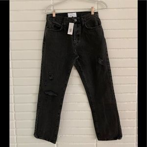 Current/Elliott Original Straight High Rise Jeans